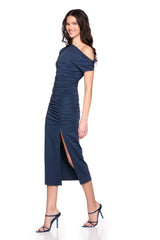 one arm off shoulder dress