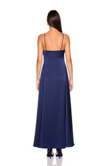 satin slip dress