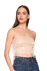 fringe tube top