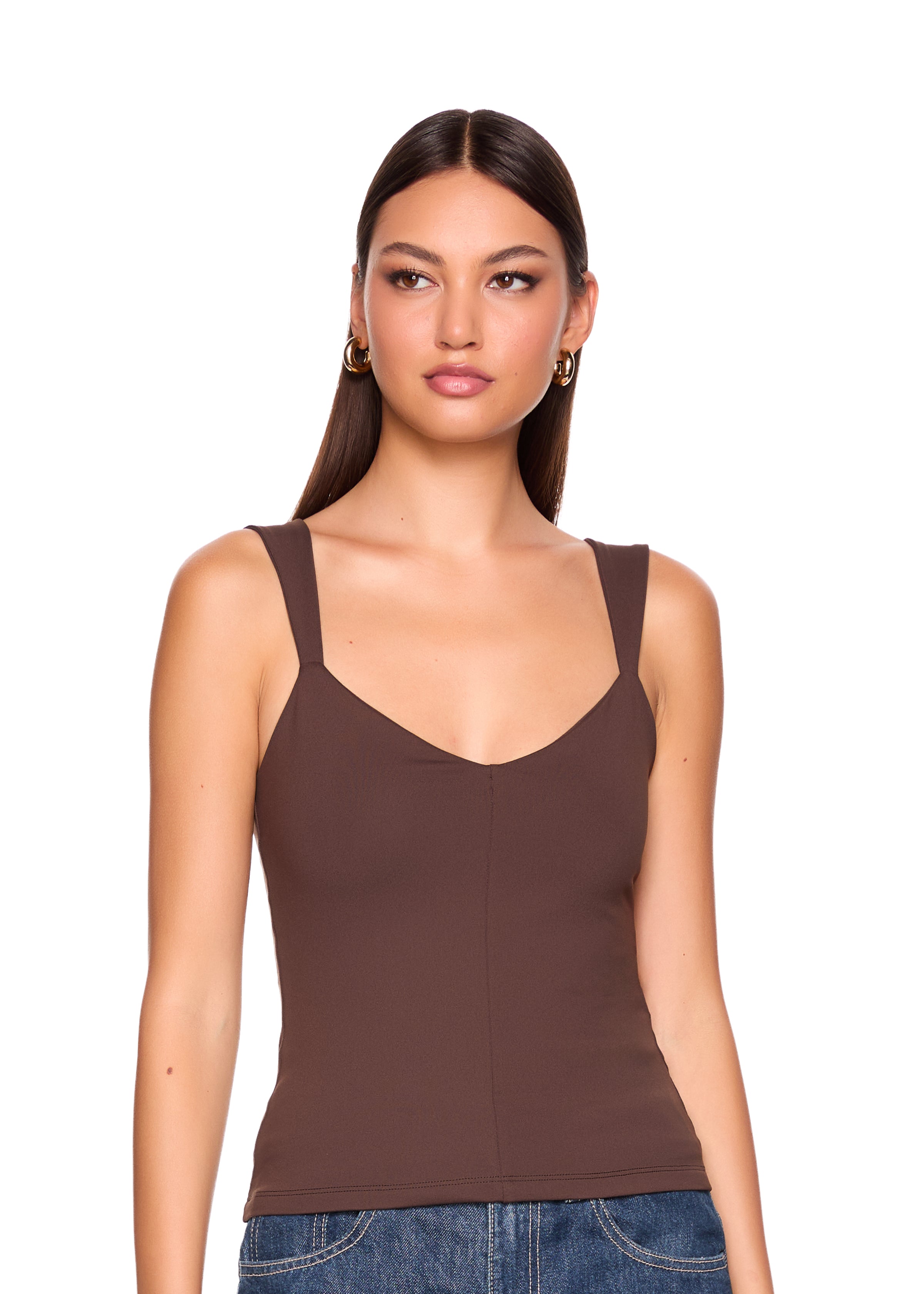 angle strap v tank