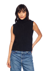 mock sleeveless sweater