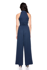 mock neck sleeveless jumpsuit