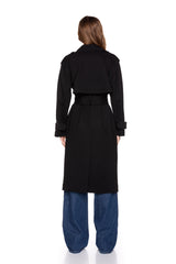 ponte trench coat black