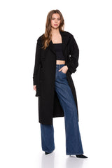 ponte trench coat black