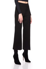 ponte knit crop pant