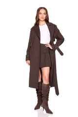 ponte trench coat java