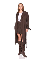 ponte trench coat java