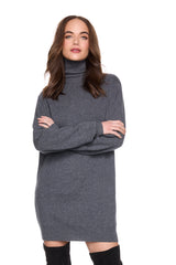 turtleneck sweater dress