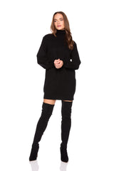 turtleneck sweater dress