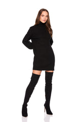 turtleneck sweater dress