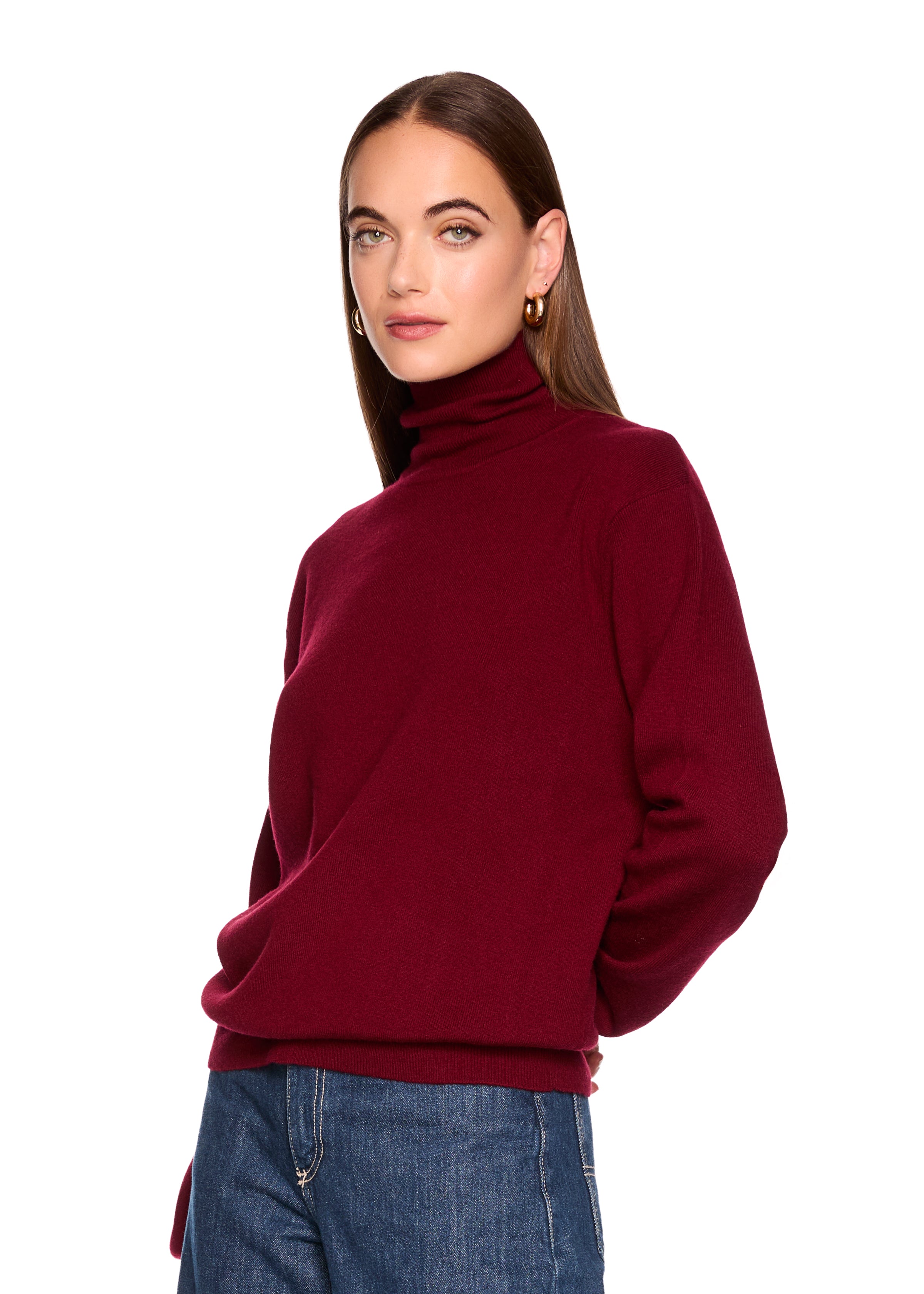 oversized turtleneck sweater
