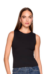 crew sleeveless top