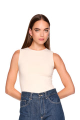 crew sleeveless top