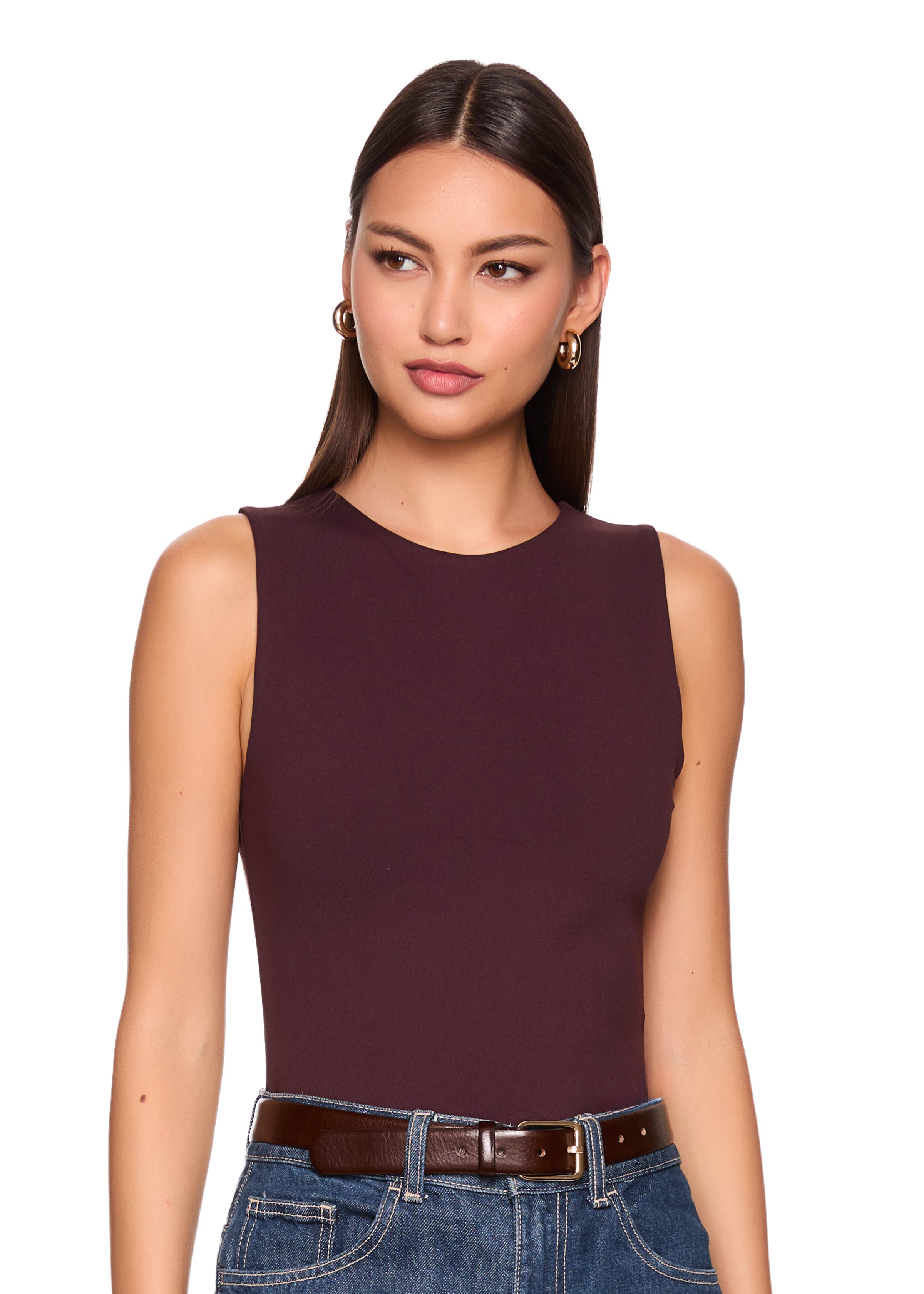 crew sleeveless top