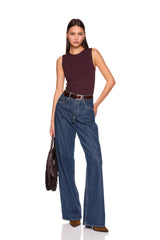 crew sleeveless top