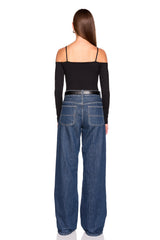 cold shoulder string top