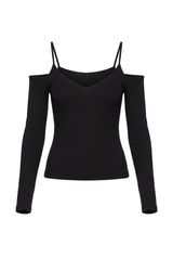 cold shoulder string top
