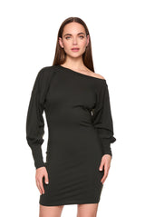 one side off shoulder dress