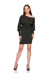 one side off shoulder dress