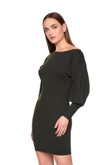 one side off shoulder dress