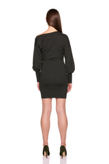 one side off shoulder dress