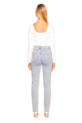 sweetheart long sleeve top