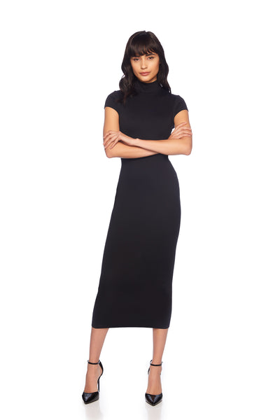 mock neck short sleeve dress – Susana Monaco‎