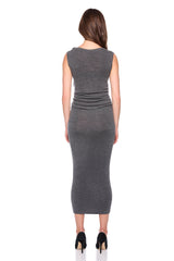 light merino boat neck sweater dress