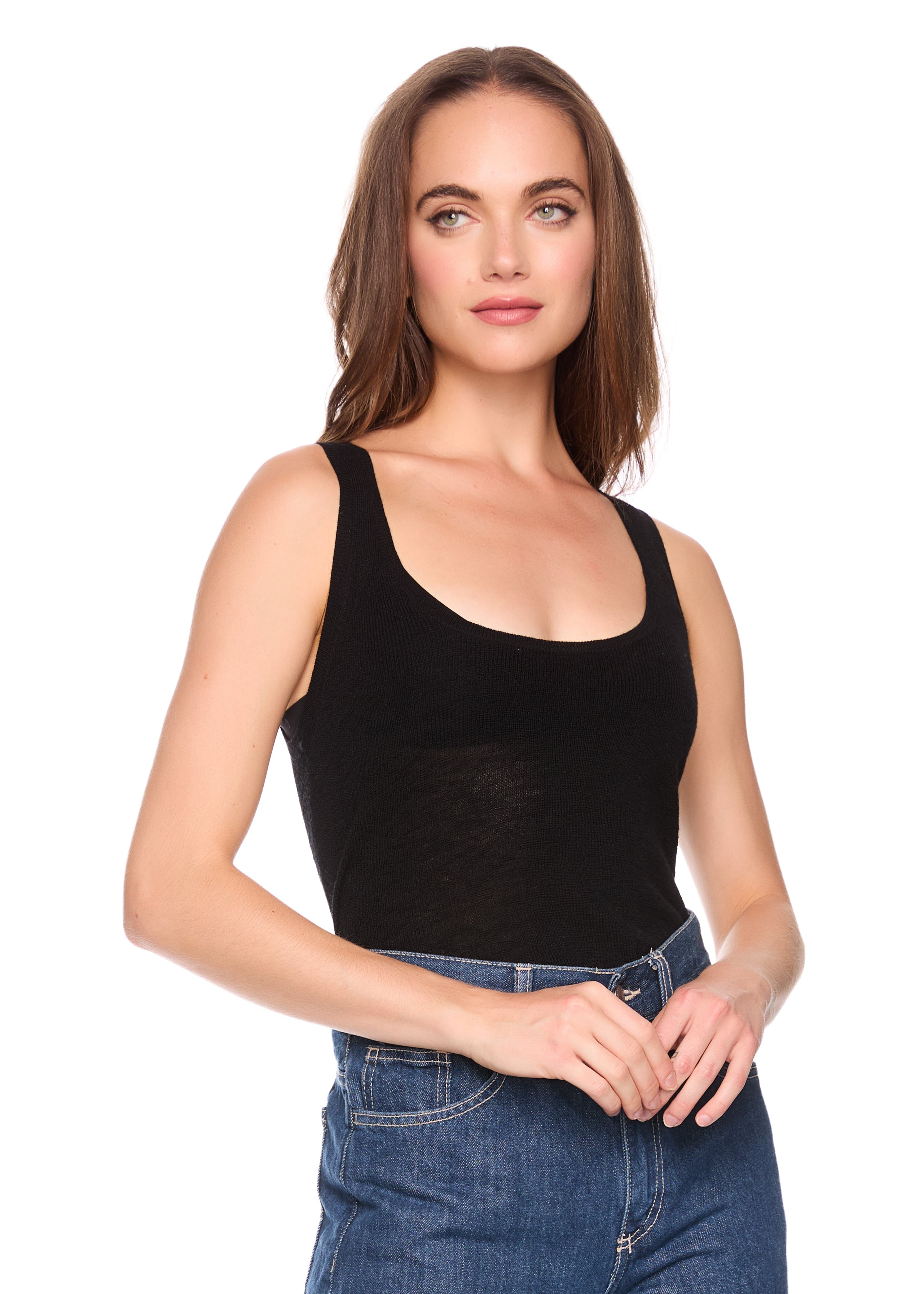 light merino sweater tank