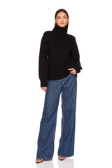 rib knit oversized sweater