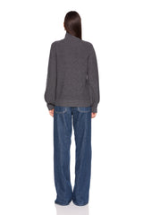 rib knit oversized sweater