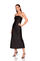 satin slip dress
