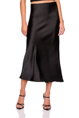 satin skirt