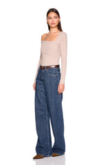 asymmetrical off one shoulder top