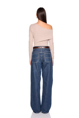 asymmetrical off one shoulder top