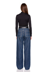 square wire long sleeve top
