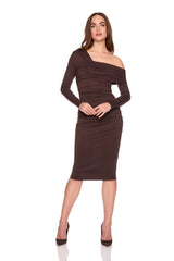 one off the shoulder dress