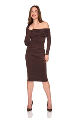 one off the shoulder dress