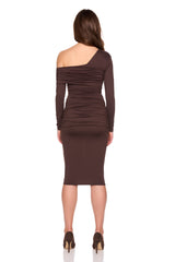 one off the shoulder dress