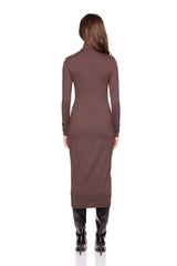 mock neck longsleeve dress
