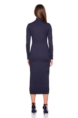 mock neck longsleeve dress