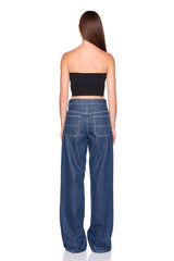 angled wire crop top