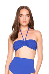 swim drawstring two way top