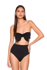 tie bandeau top
