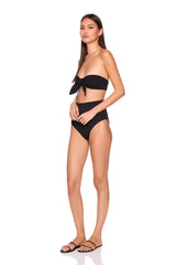 tie bandeau top