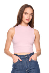 mock sleeveless top