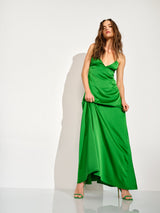 satin slip dress