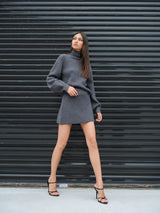 rib knit oversized sweater