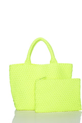 medium tote with zipper pouch