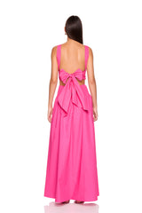 poplin drop waist skirt